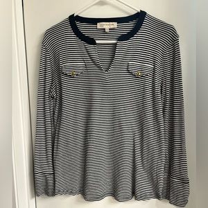 Women’s Long Sleeve Striped Blouse